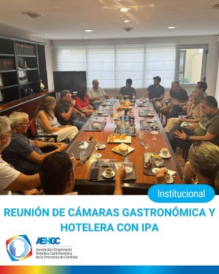REUNIÓN DE CÁMARAS HOTELERA Y GASTRONÓMICA CON IPA
