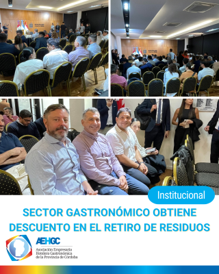 Sector gastronómico obtiene descuento en el retiro de residuos