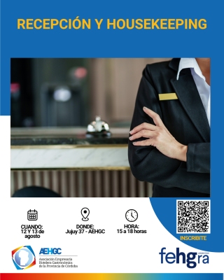 RECEPCIÓN Y HOUSEKEEPING